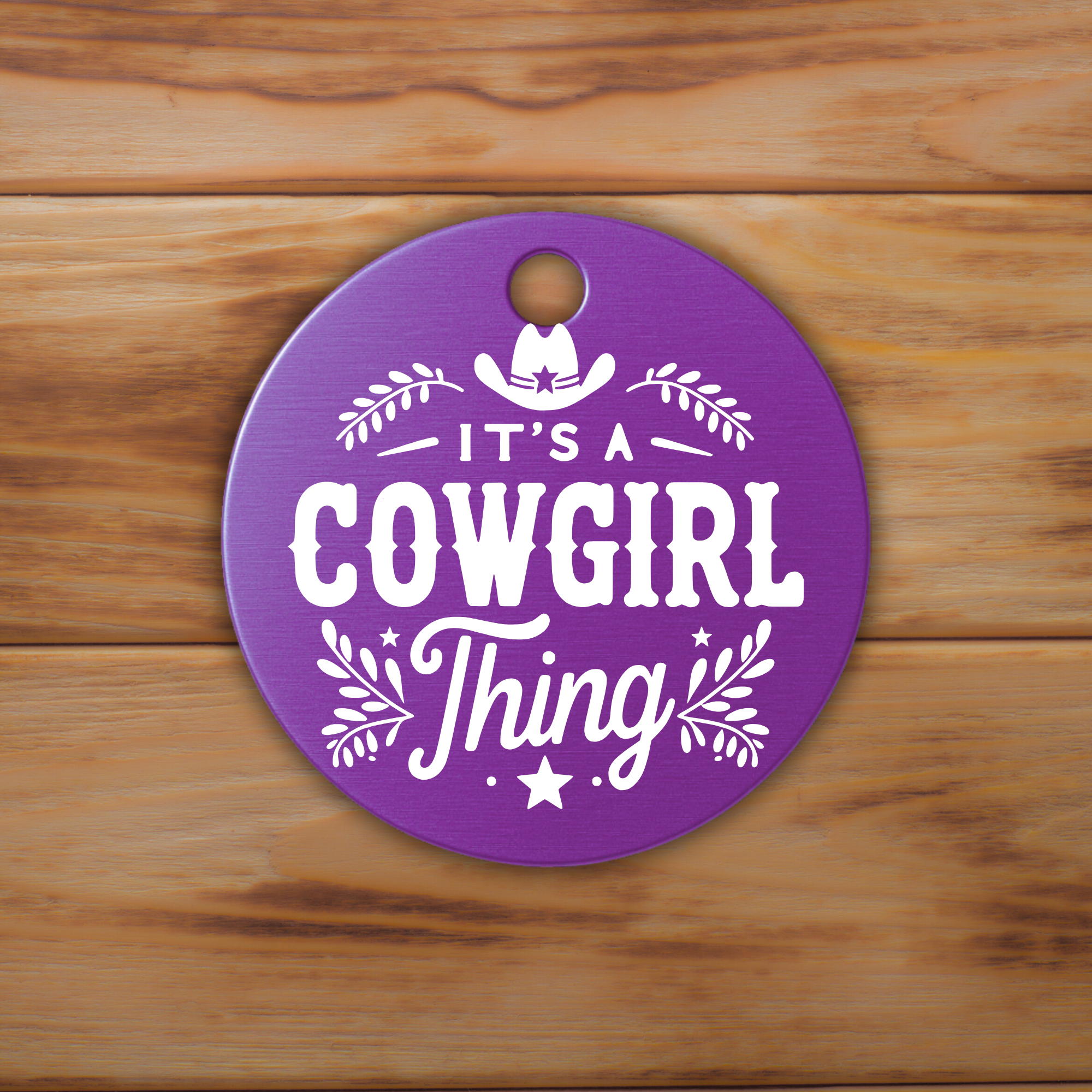 Schlüsselanhänger Western Personalisiert Logo Pferd