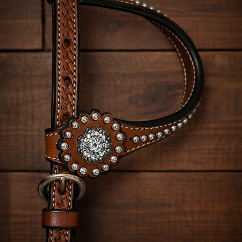 Basket Dots Einohr MIttelbraun