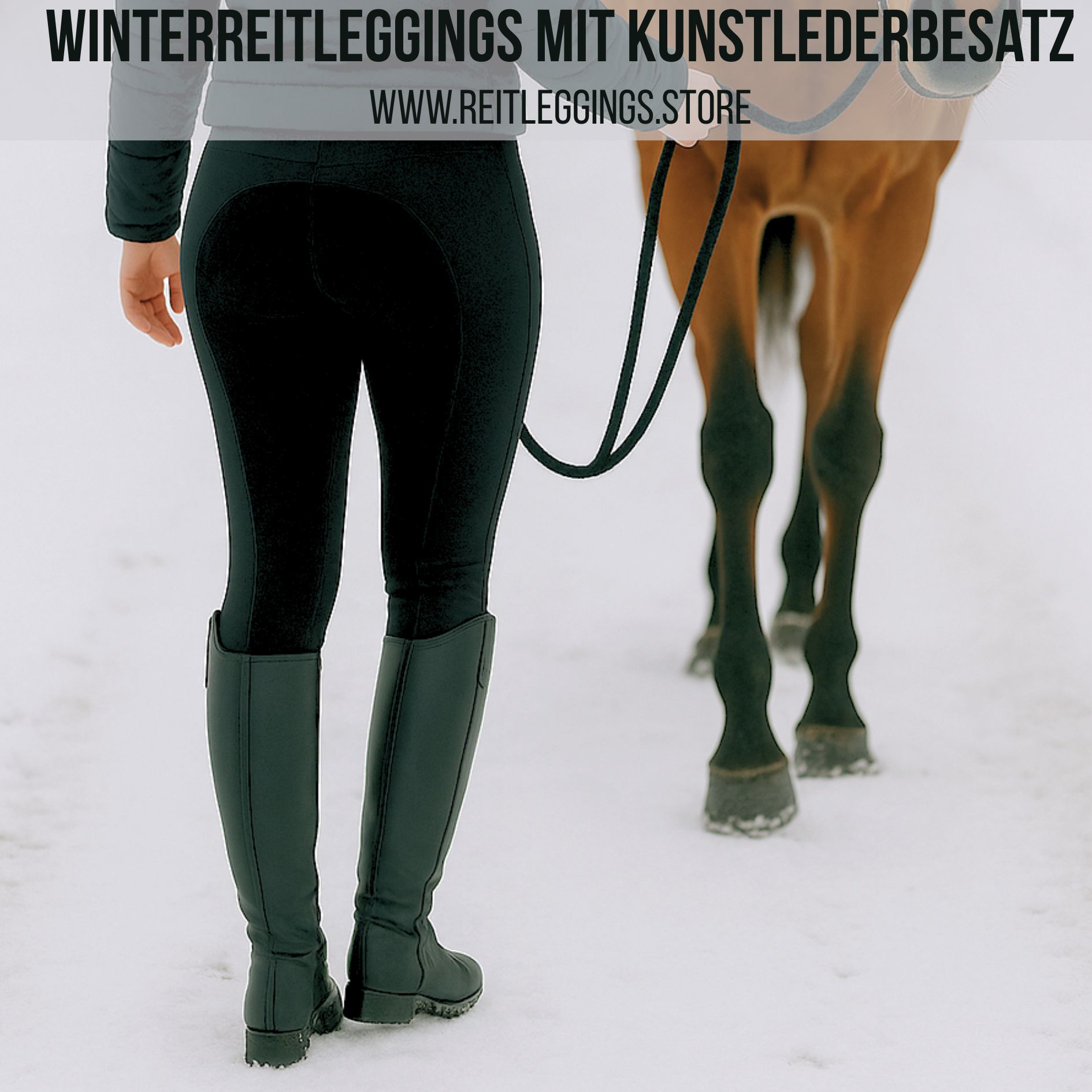 Reitleggings Kunsleder Leder
