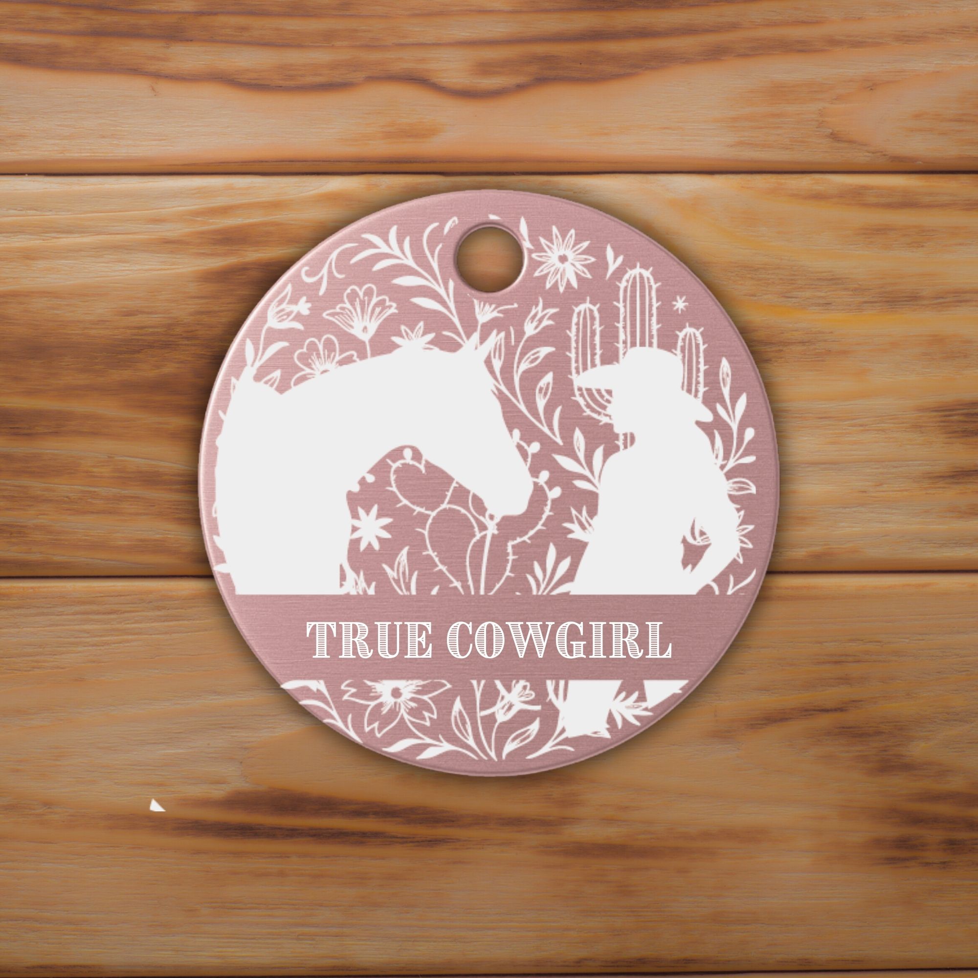 Schlüsselanhänger Western Personalisiert Logo Pferd