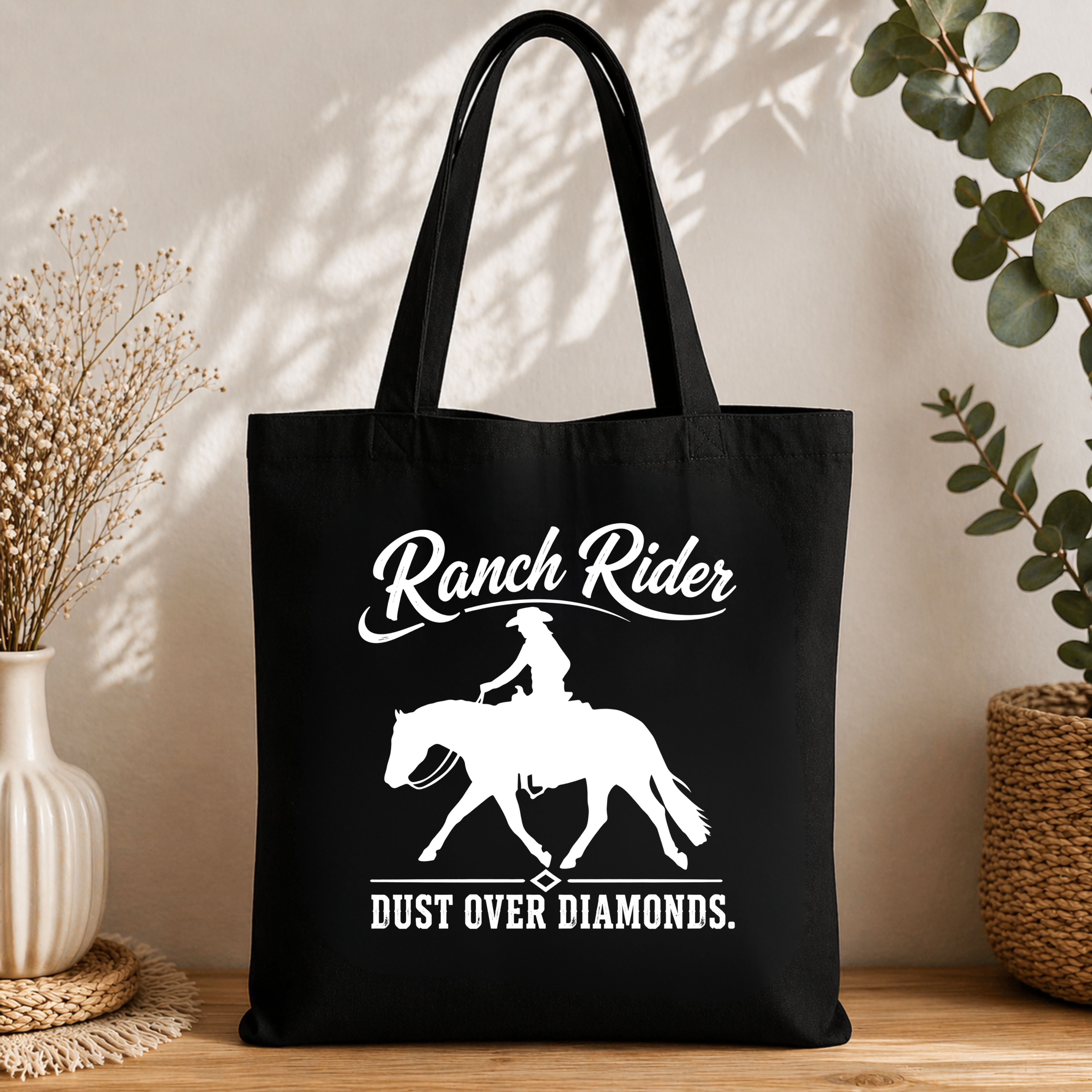 Bio-Baumwolltasche Ranch Riding
