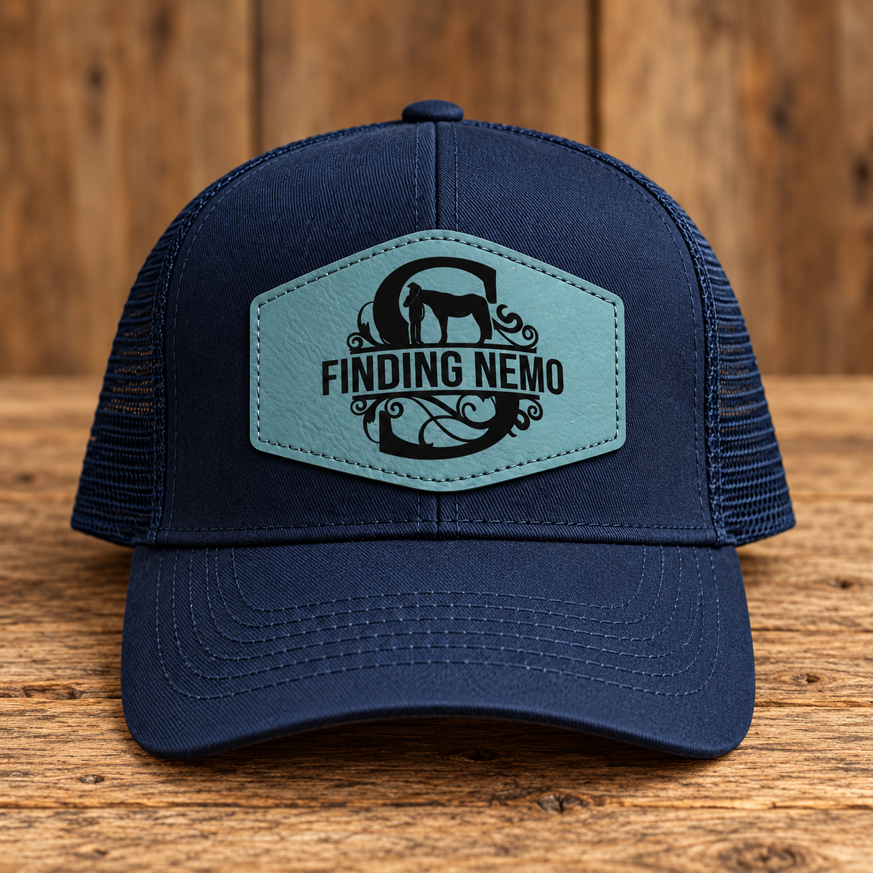 Cap mit Pferdenamen und Lederpatch