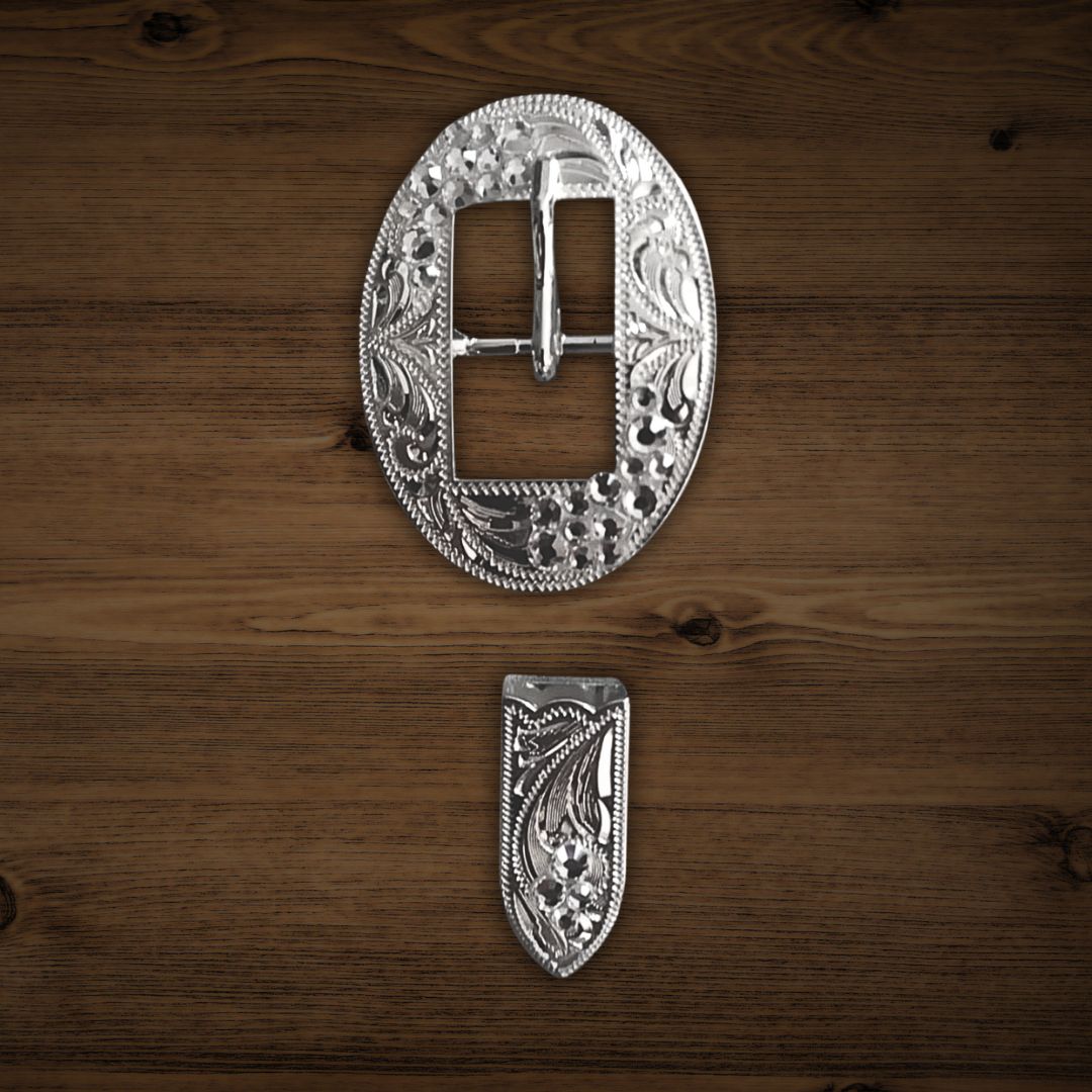 Trensenschnalle Oval Strass