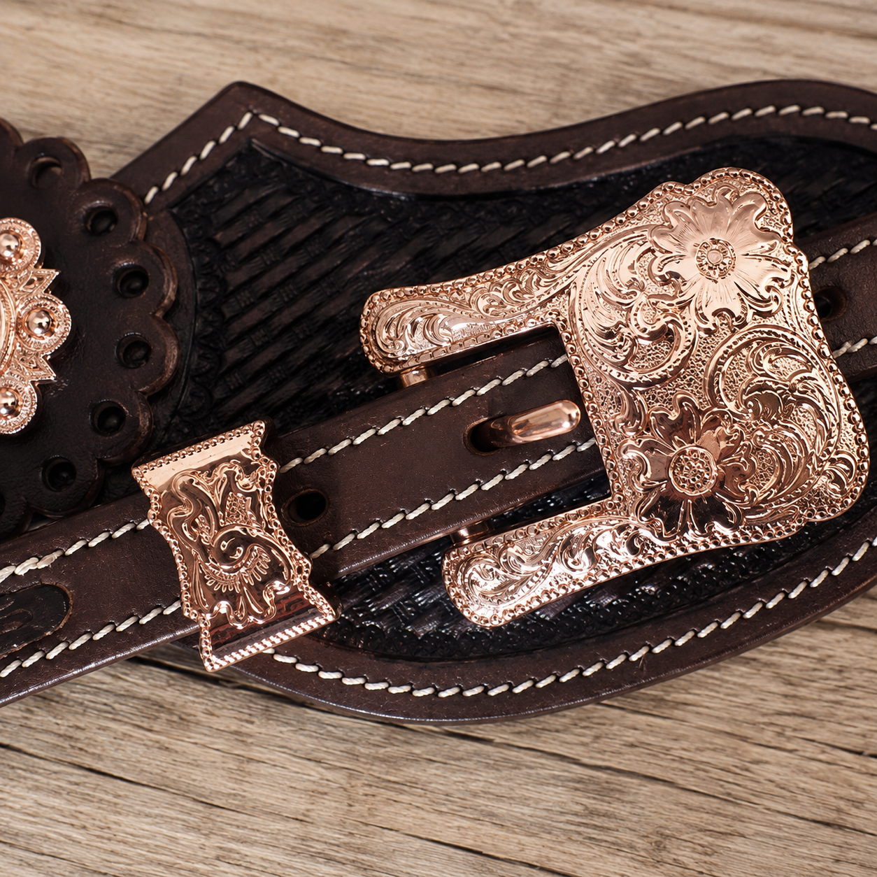 Schnallen & Conchoset Rose Gold