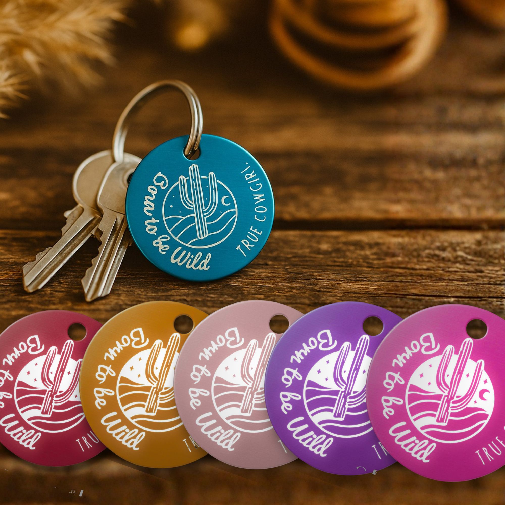 Schlüsselanhänger Western Personalisiert Pferd