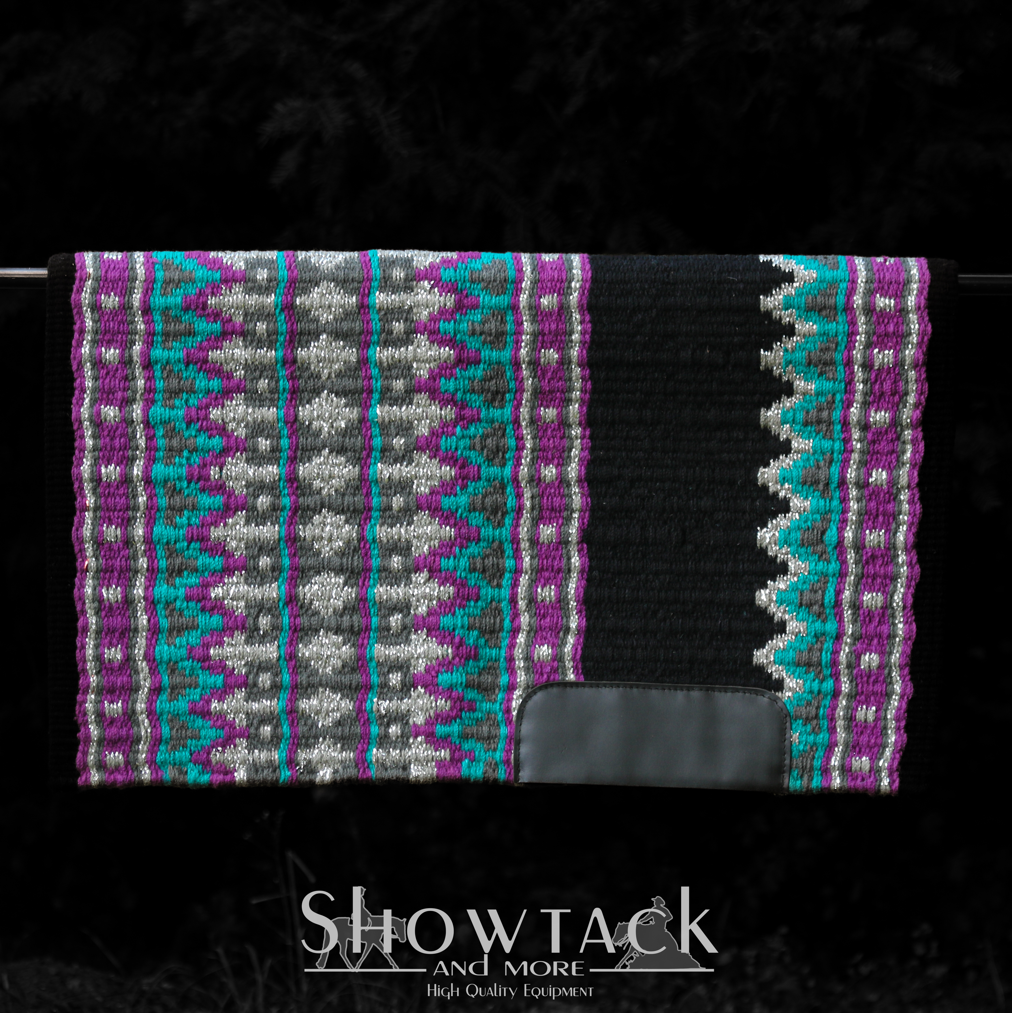 Showblanket - Lila&Turquoise