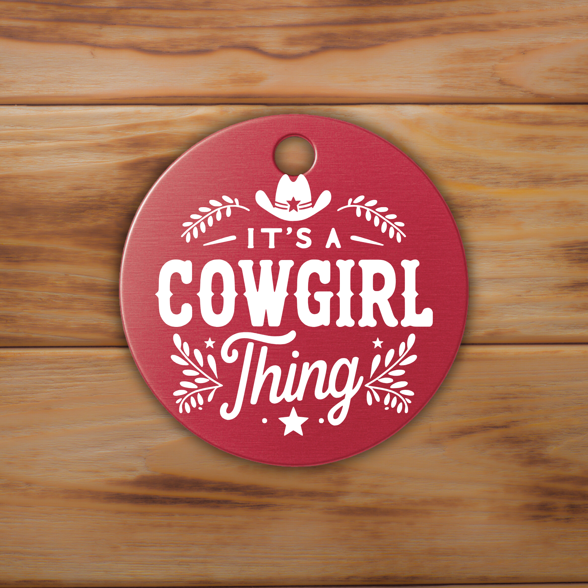 Schlüsselanhänger Western Personalisiert Logo Pferd