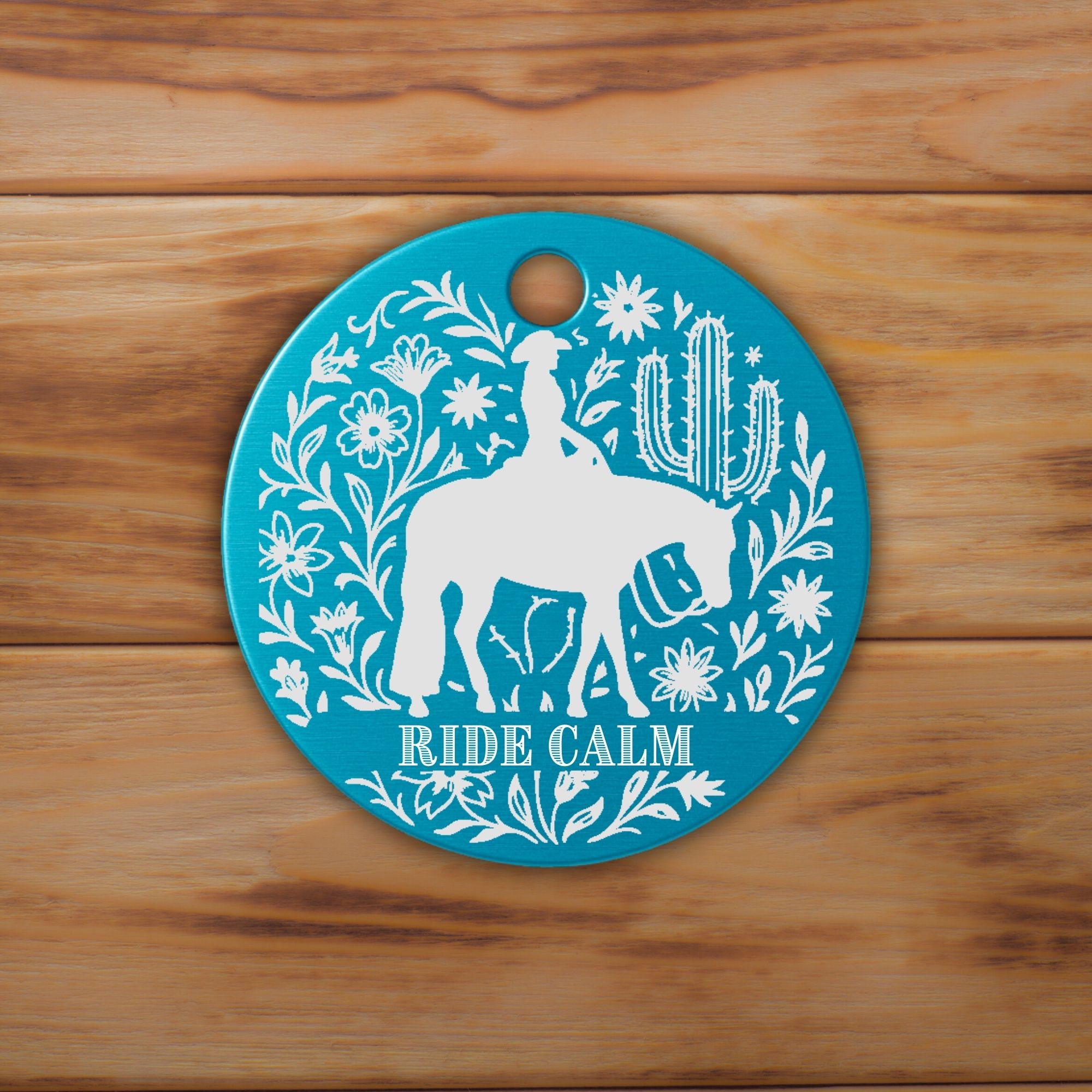 Schlüsselanhänger Western Personalisiert Logo Pferd