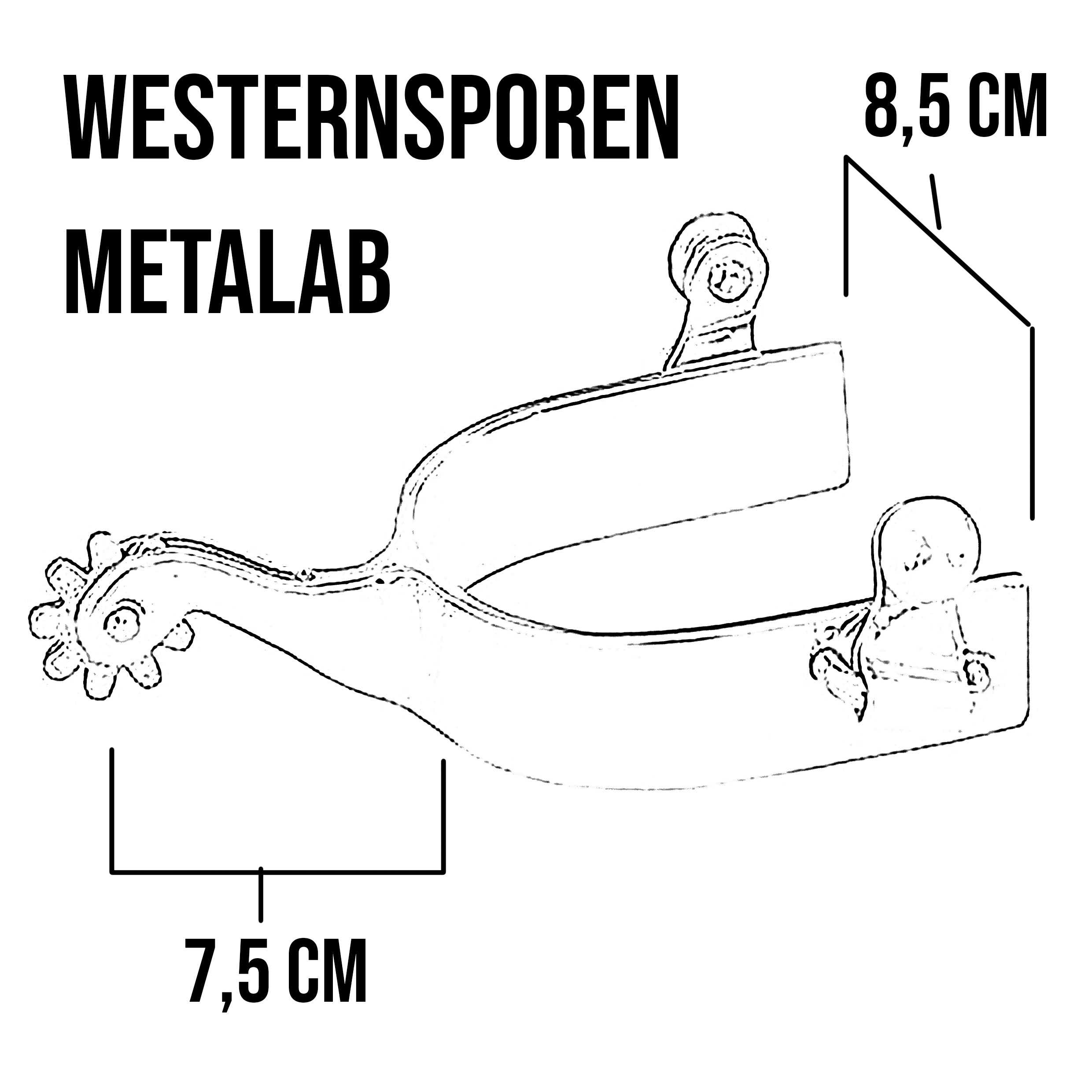 Western  Sporen Brown Long