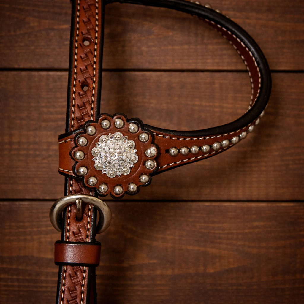 Basket Dots Einohr MIttelbraun