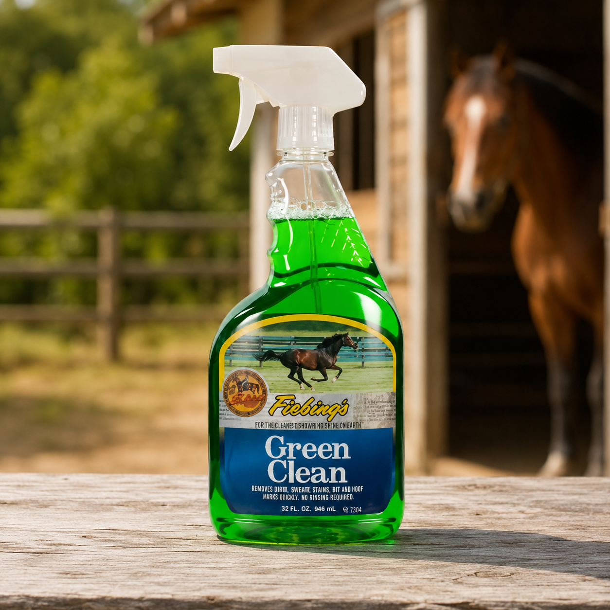 Fiebing’s Green Clean Fleckenentferner für Pferde