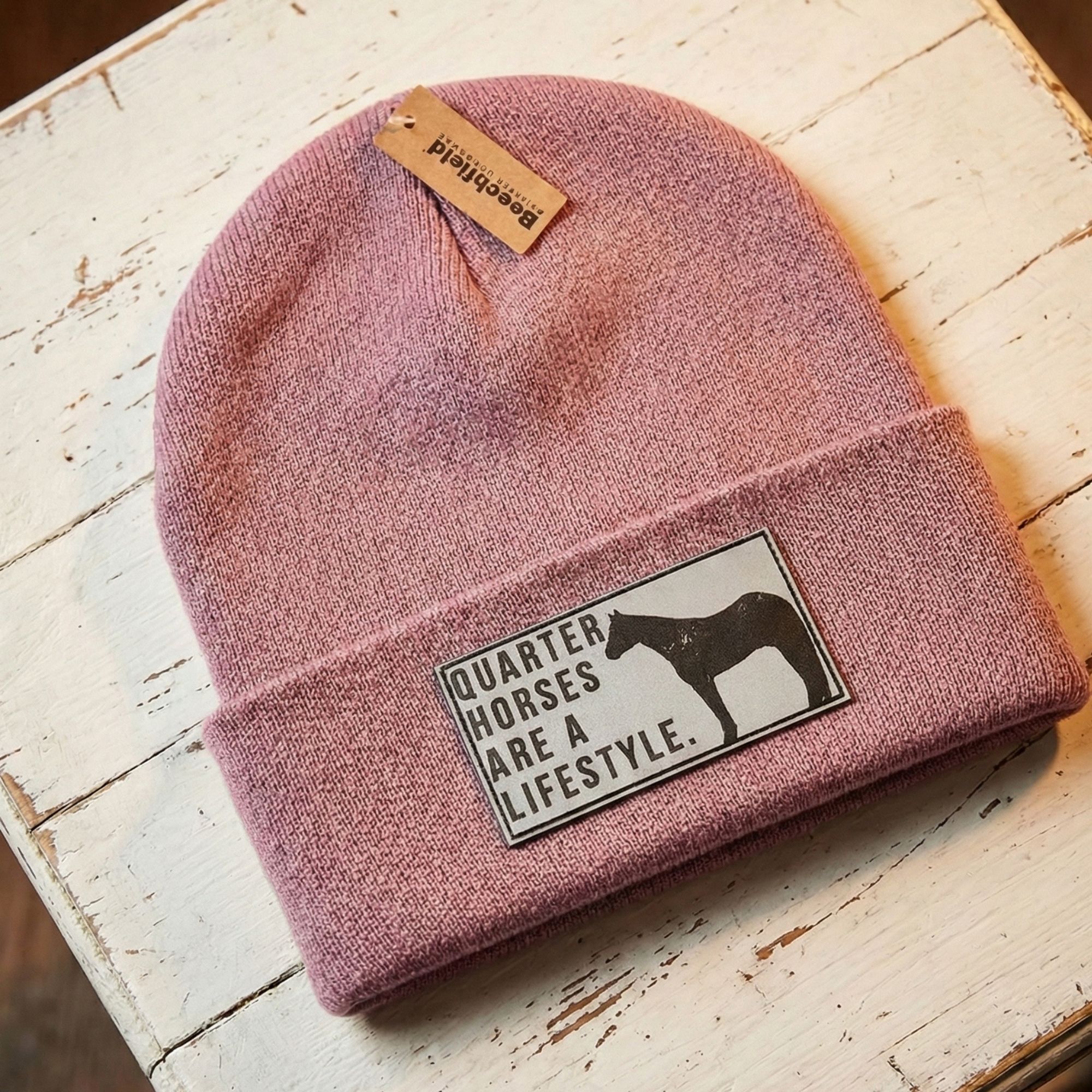 „Quarter Horses are a Lifestyle“ | Western Wintermütze I Beanie