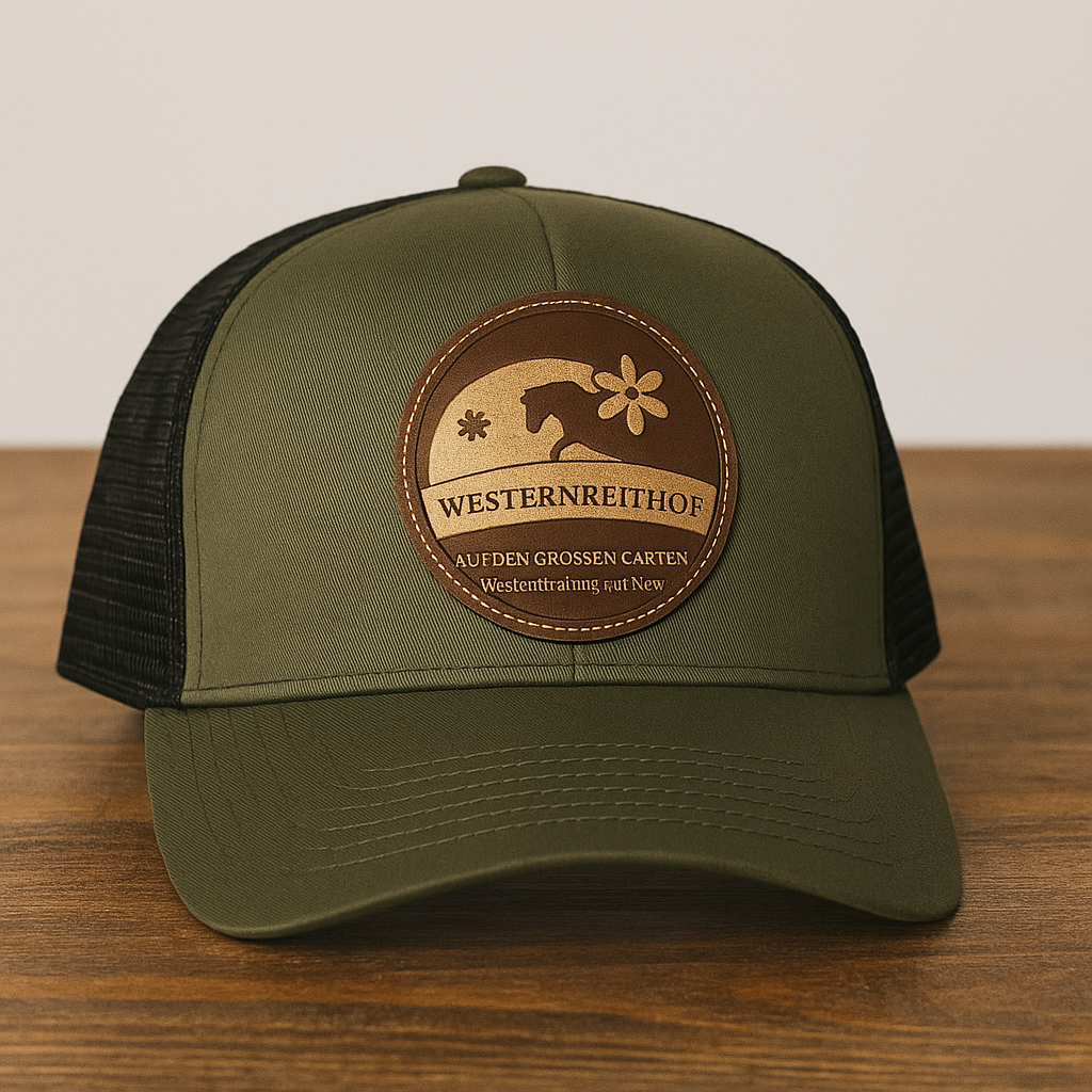 Custom-Logo-Cap mit Lederpatch