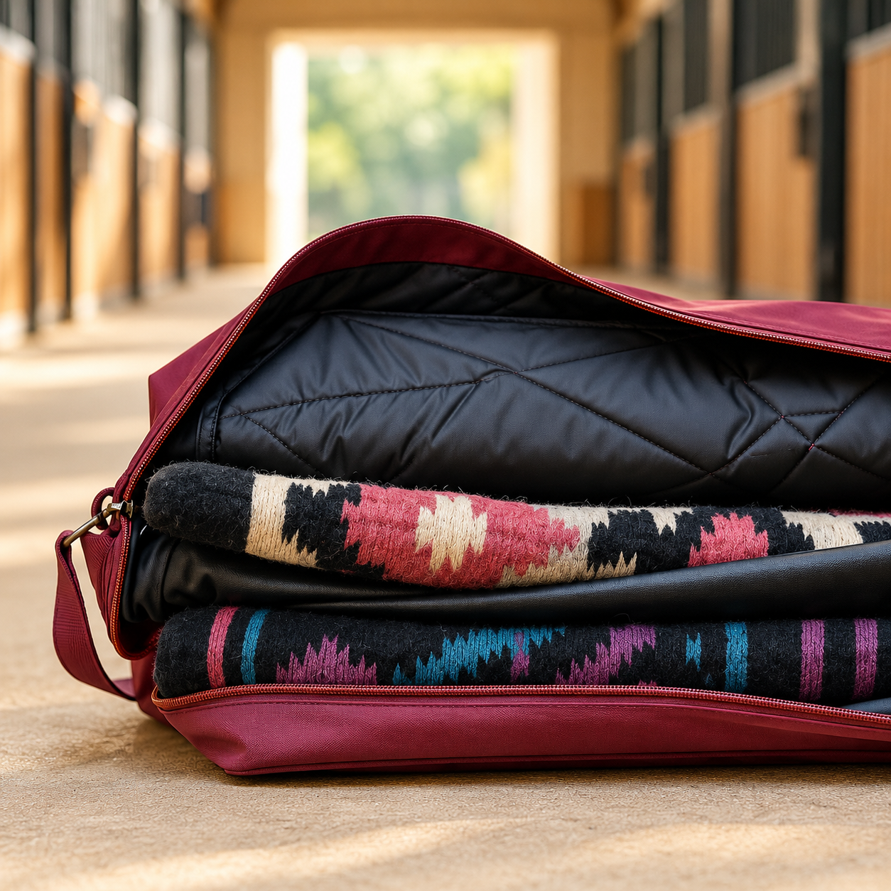Extra große Blankettasche für bis zu 6 Showblankets