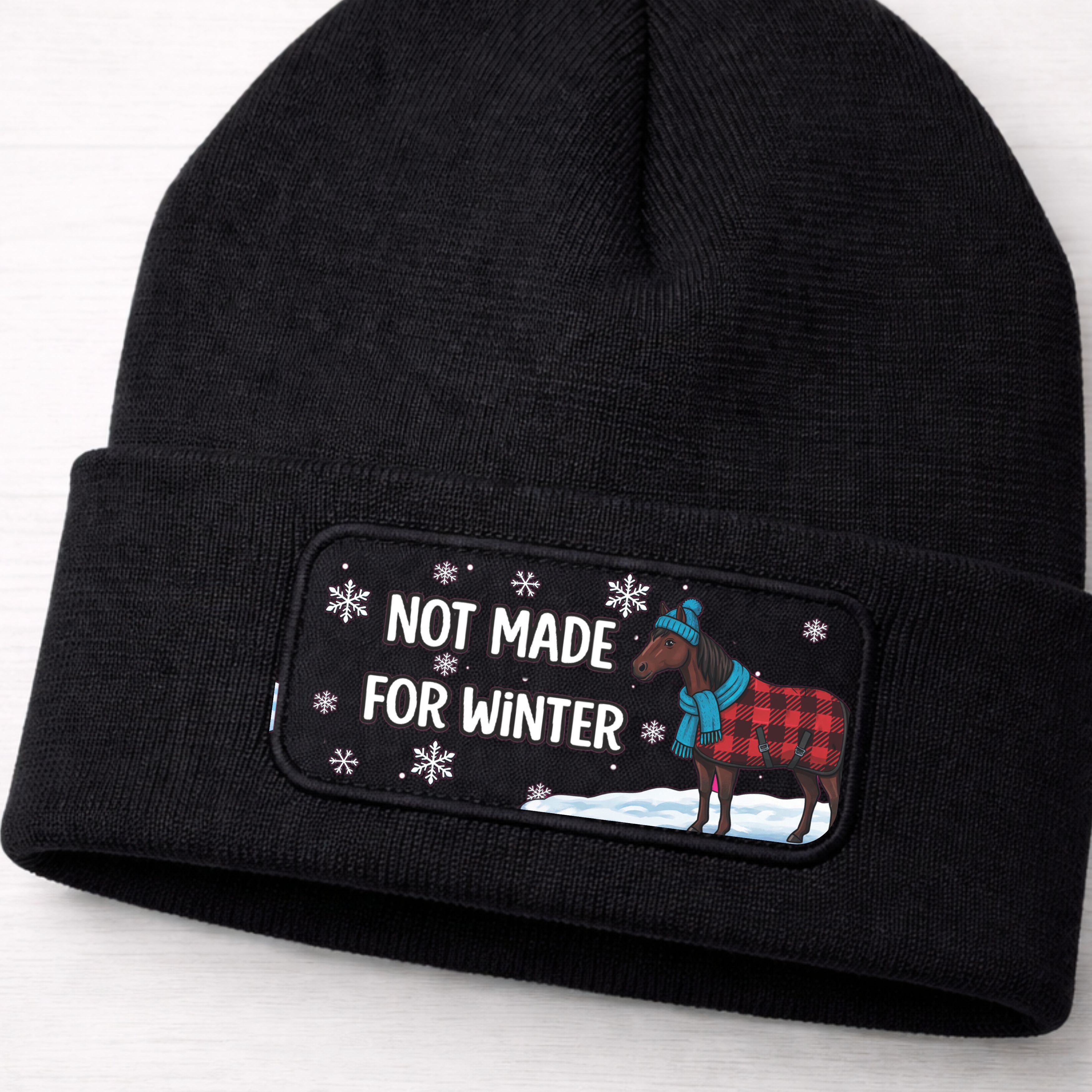 Beanie Not Made for Winter – Horse Edition