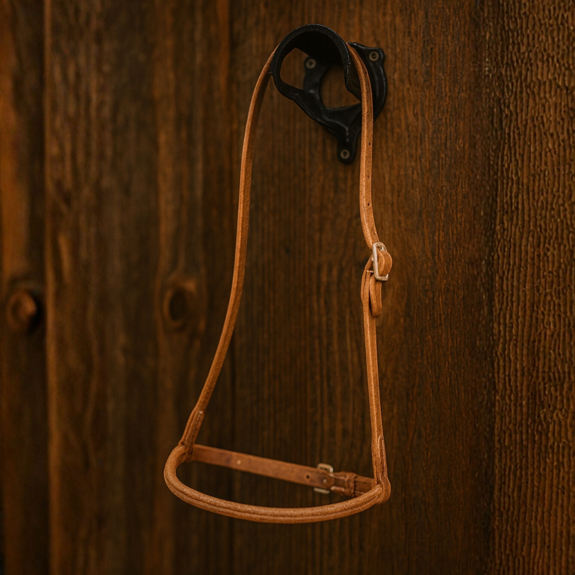 Mouthcloser „Round“ (rundgenäht, Harness-Leder)