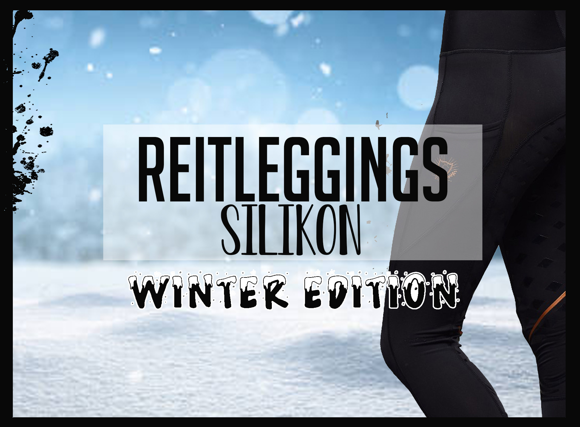 Reitleggings Winter Silikonbesatz 