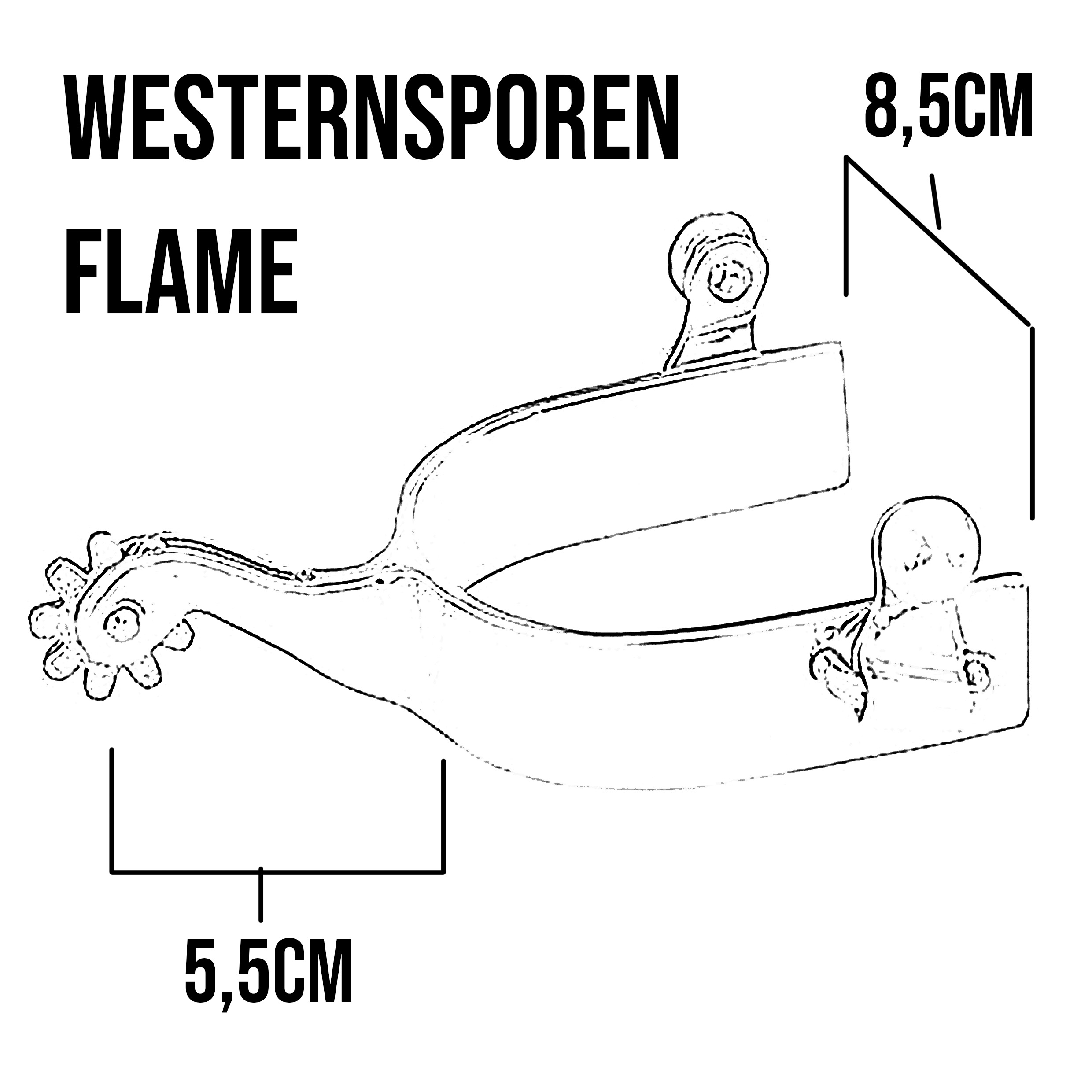 Western Sporen Flame