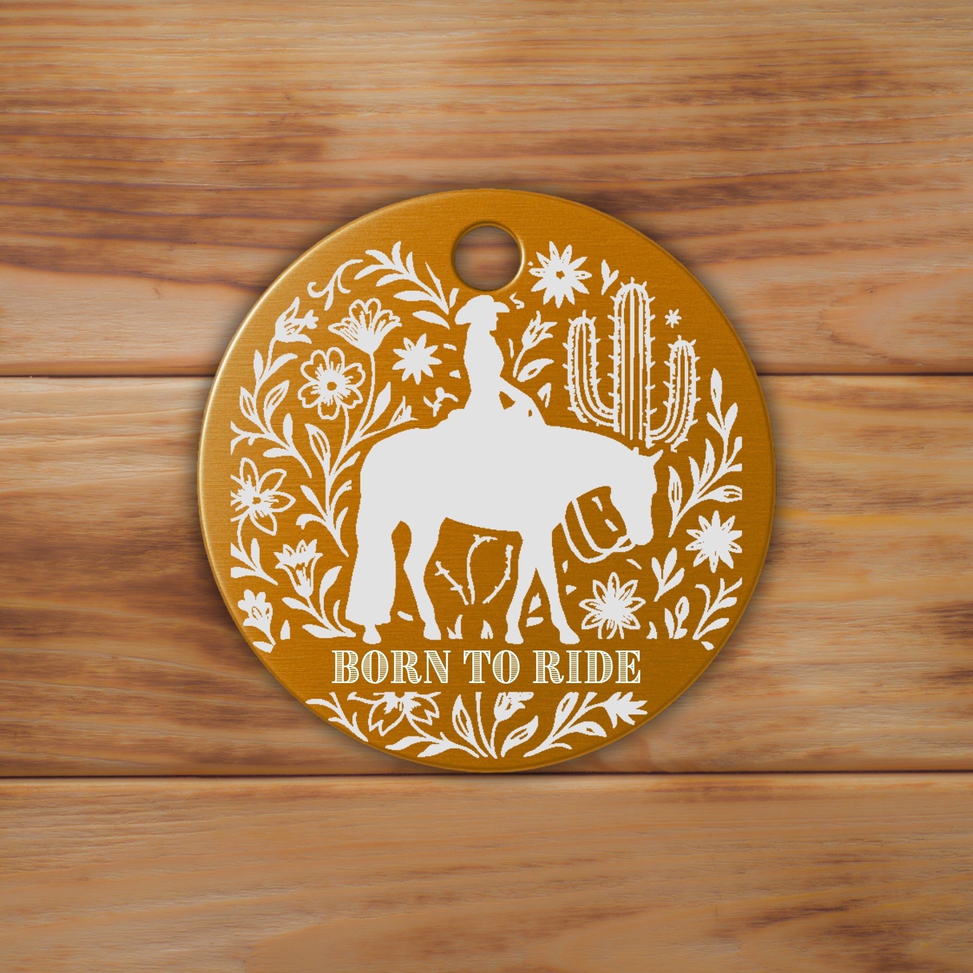 Schlüsselanhänger Western Personalisiert Logo Pferd