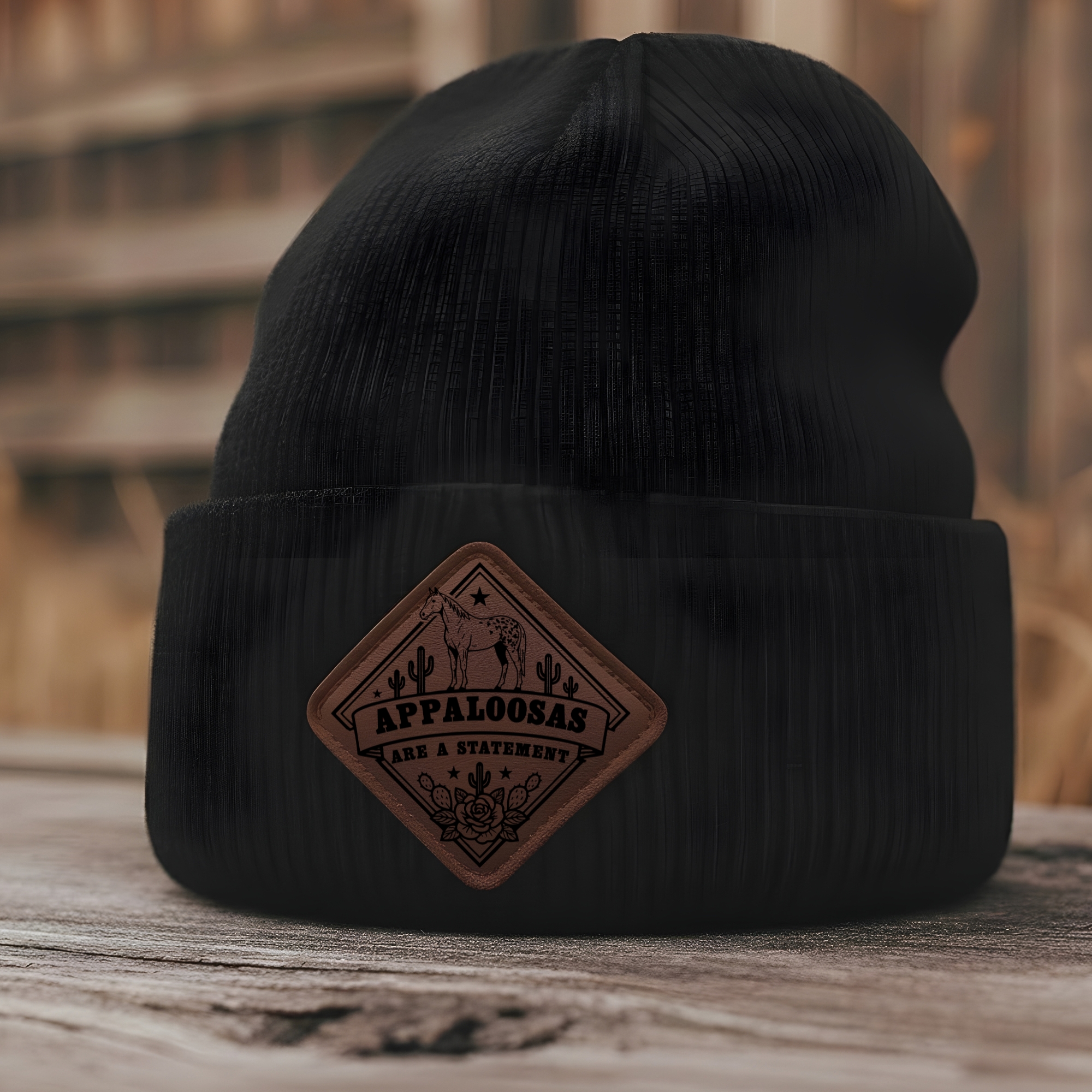 Beanie "Appaloosas are a Statement" - Diamond Patch