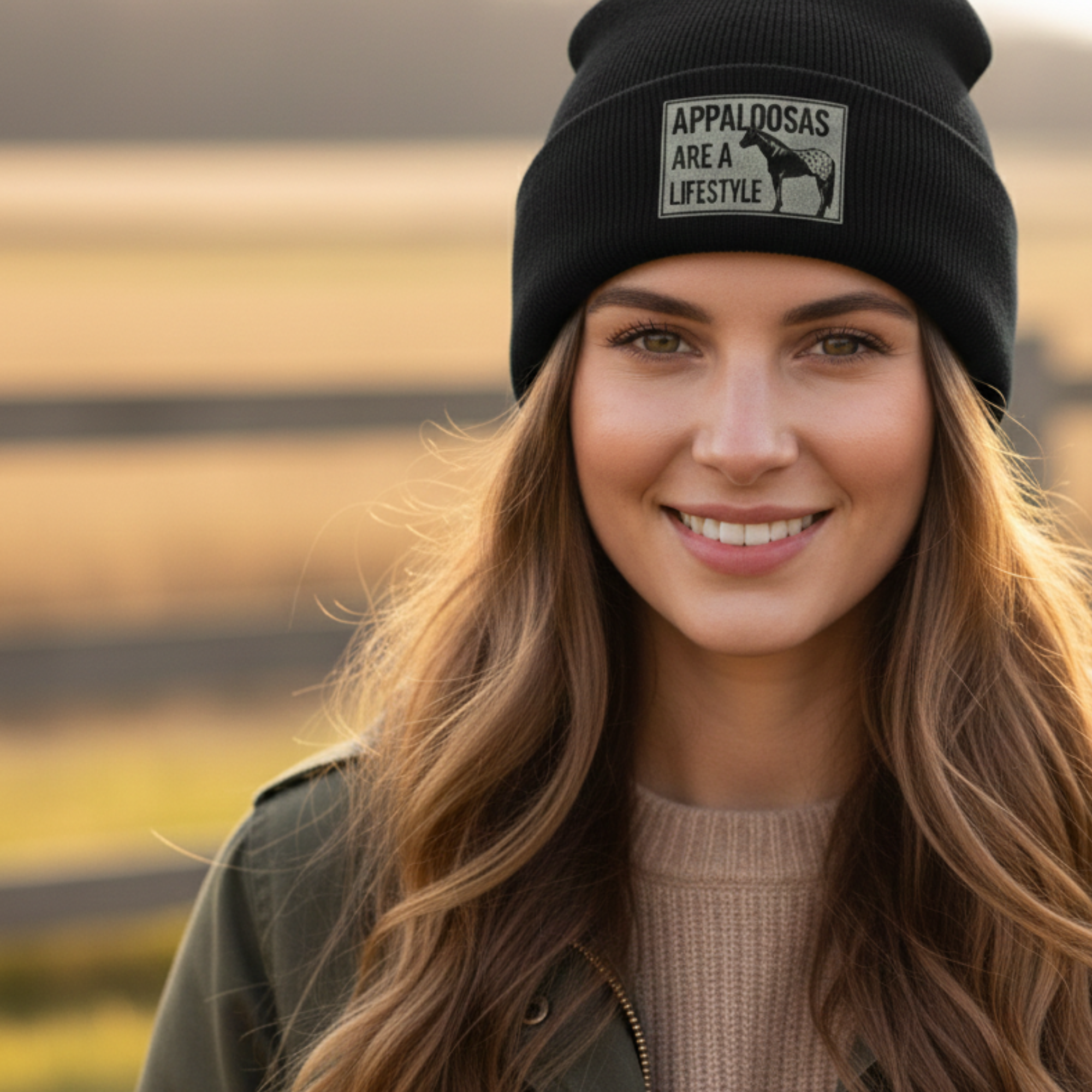 Beanie " Appaloosas are a  Lifestyle "