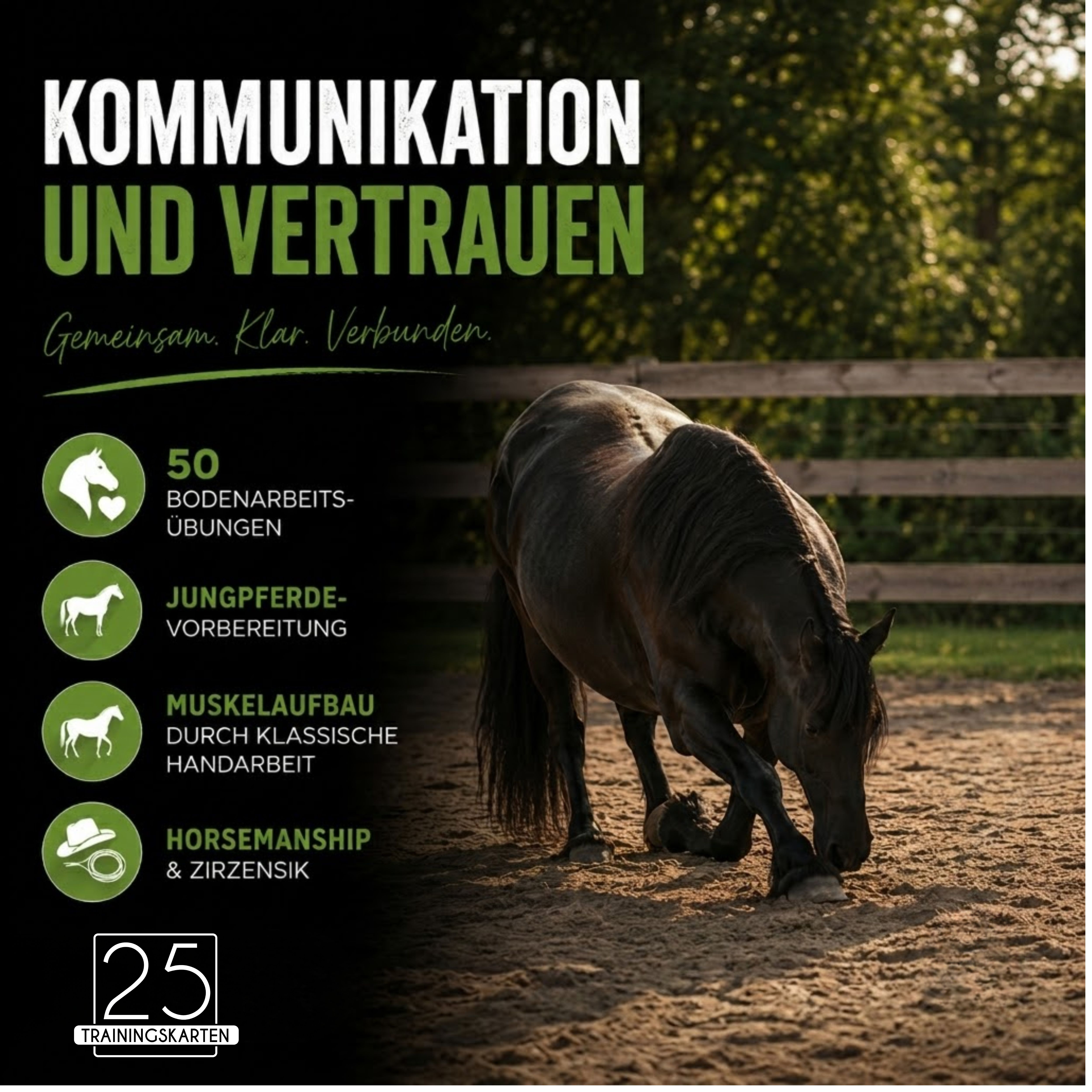Kommunikation & Vertrauen - Perfekt für Jungpferde