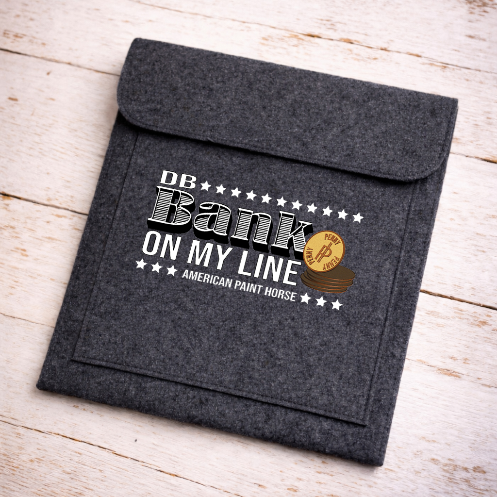 Personalisierte Equidenpasstasche aus Filz – mit deinem Logo bedruckt