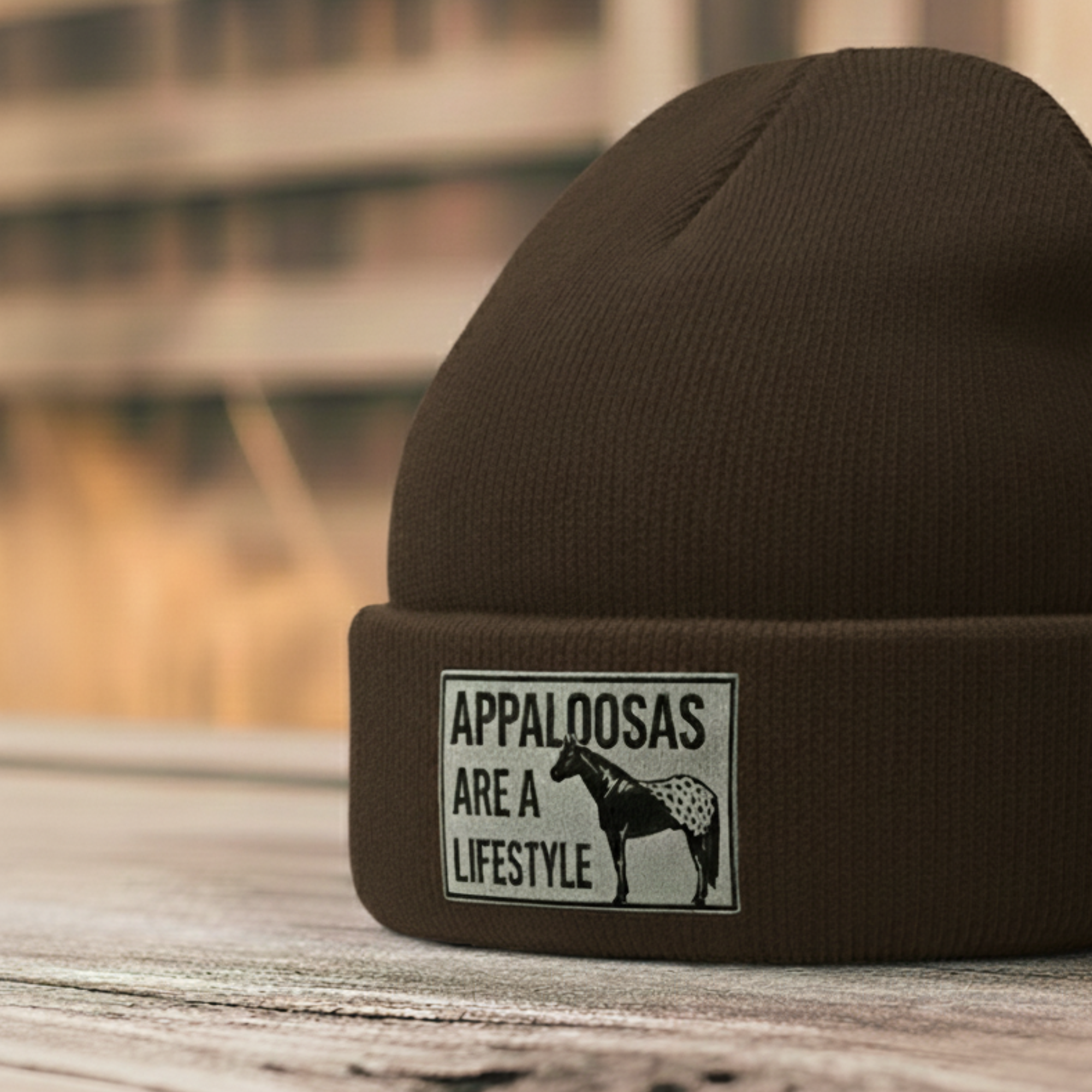 Beanie " Appaloosas are a  Lifestyle "