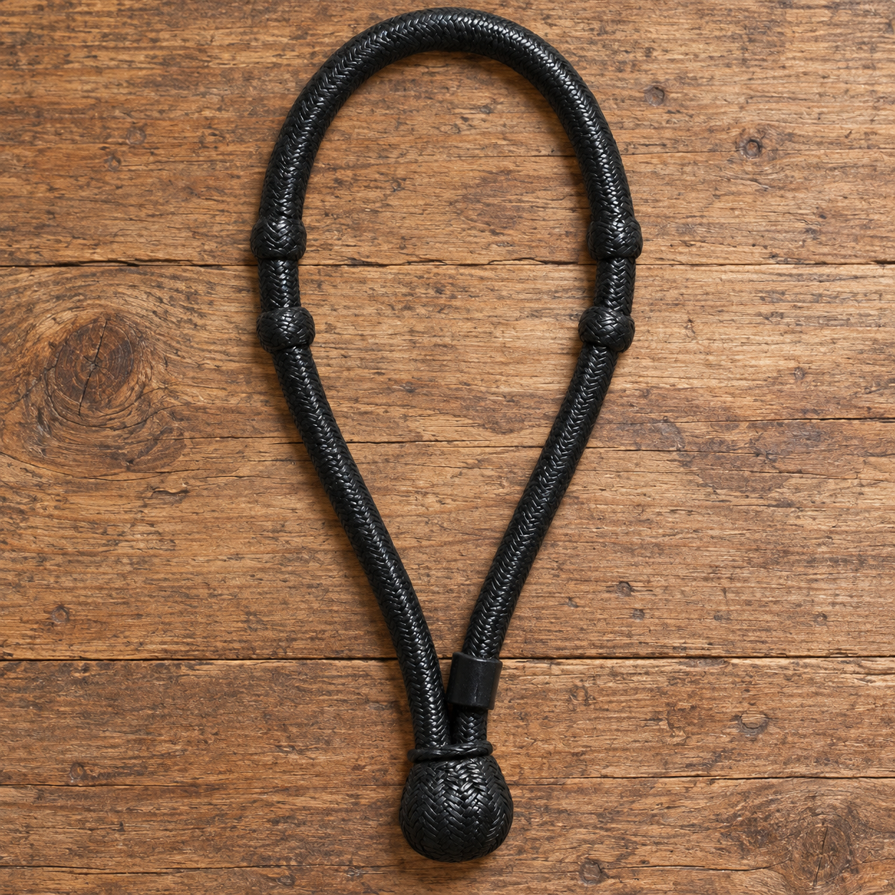 Rawhide-Bosal Schwarz 40/100 Plait – 5/8 Zoll