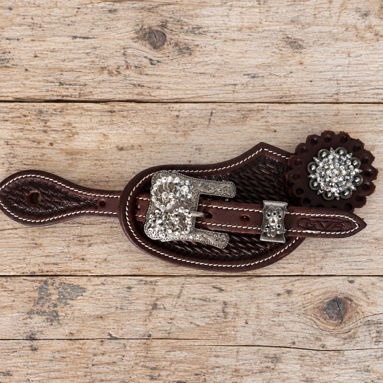 Sporenriemen Ladies Gun Silver