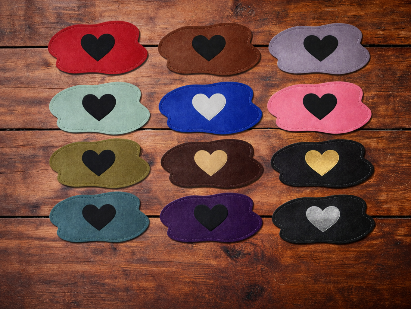 2x Custom Made Concho Heart