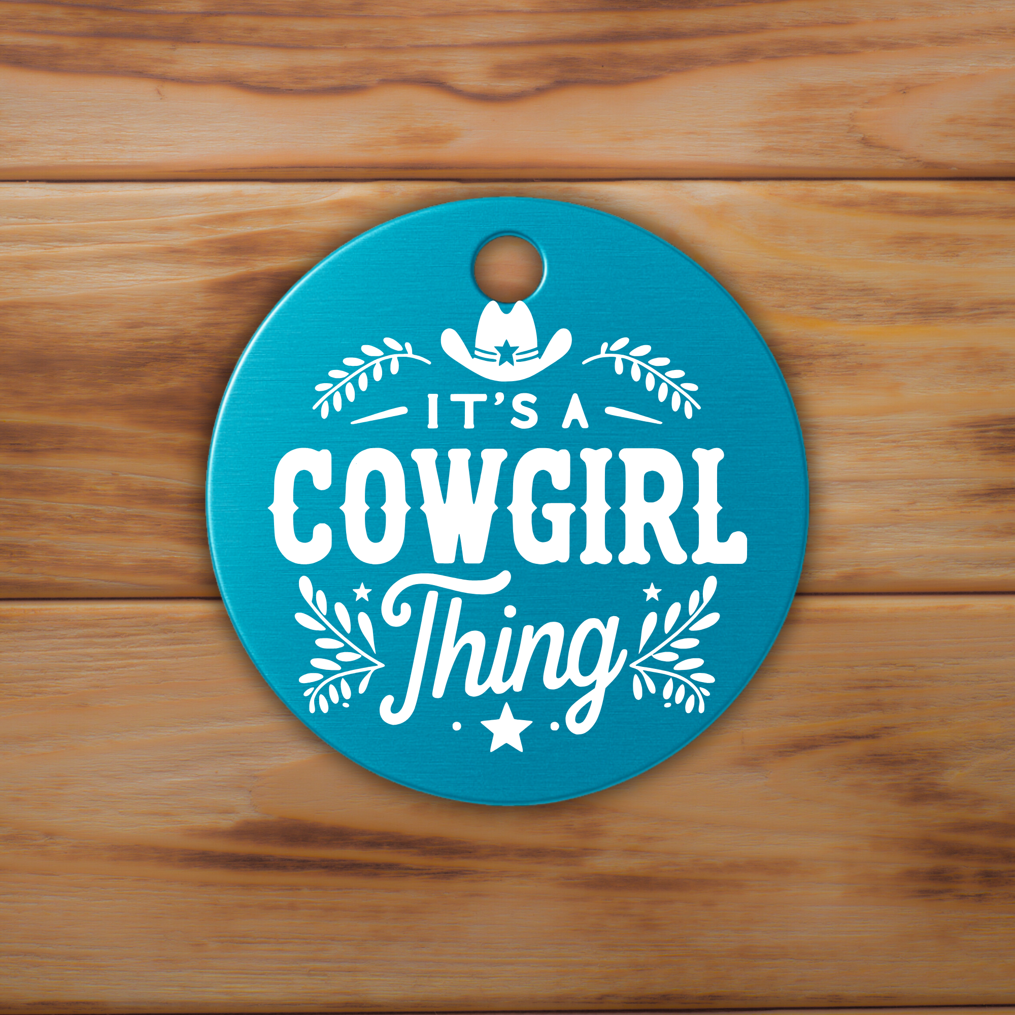 Schlüsselanhänger Western Personalisiert Logo Pferd