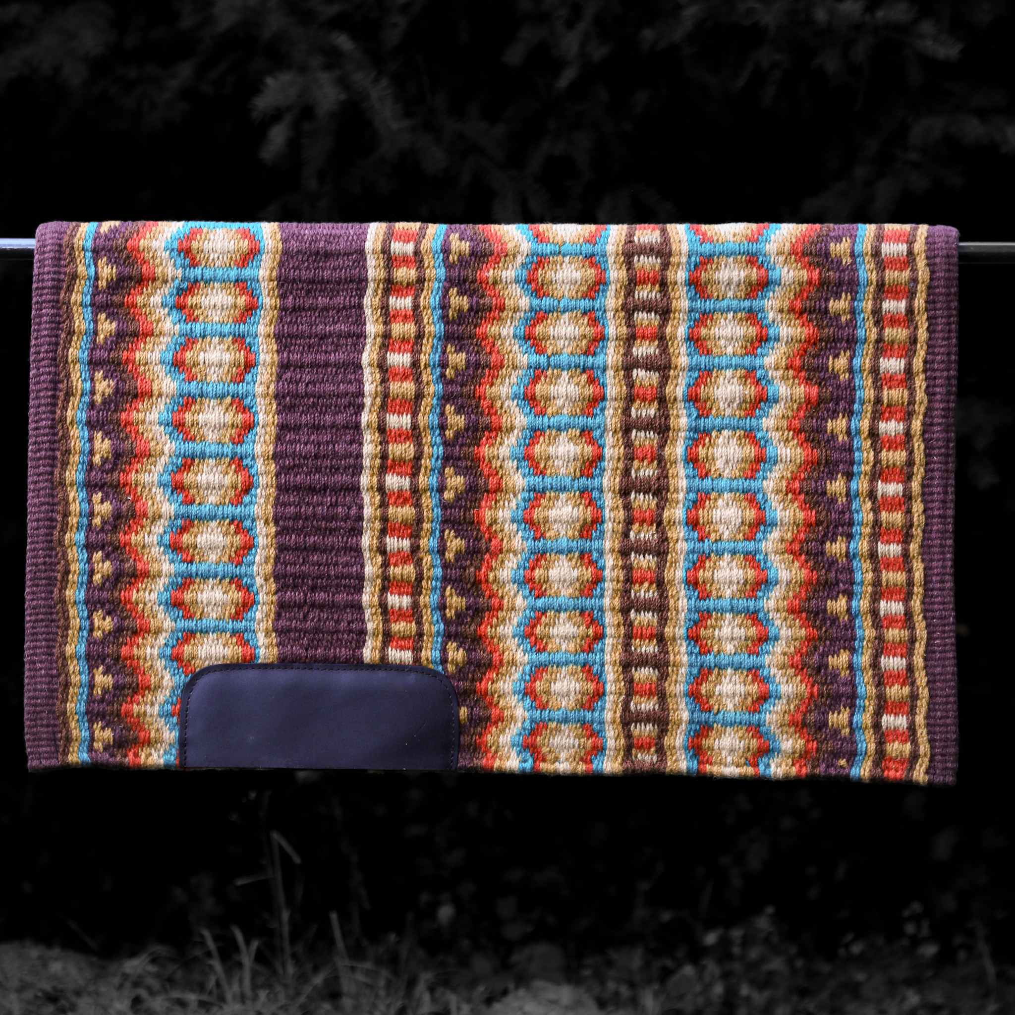 Showblanket Brown & Turquiose
