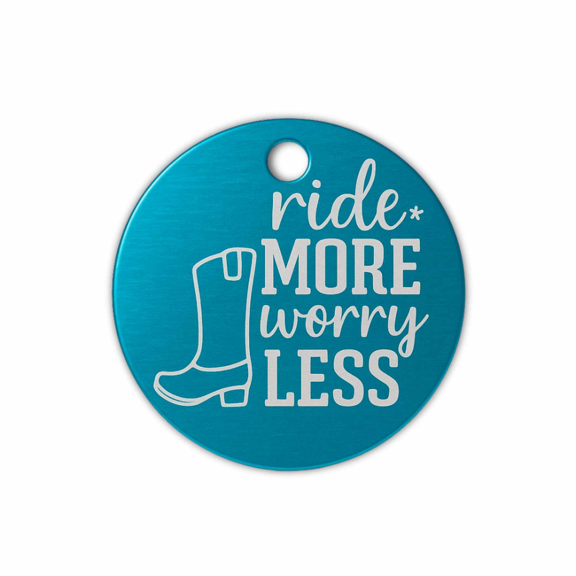 Schlüsselanhänger Ride More Worry Less