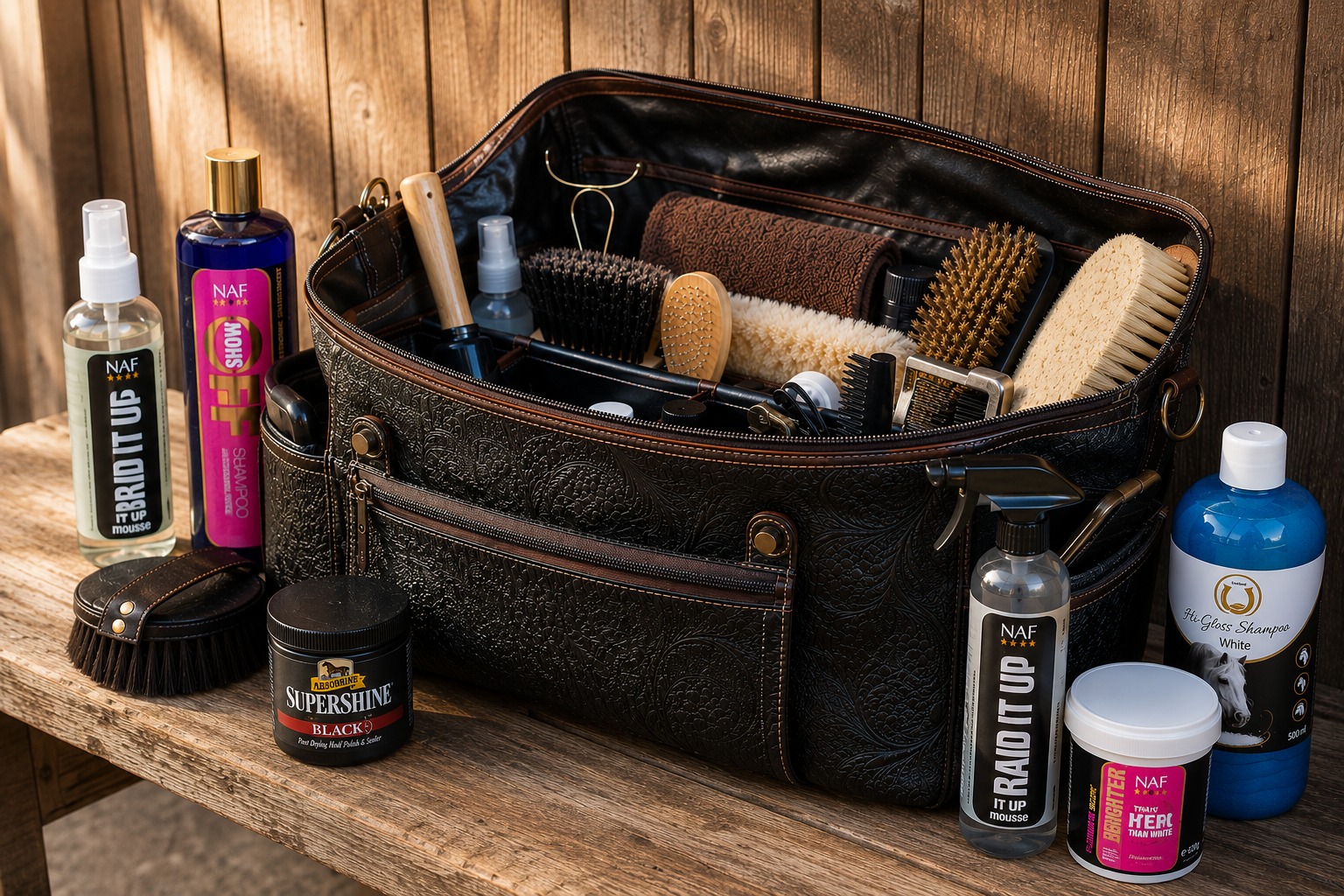 Grooming Tasche und Show Must-Haves